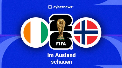 Elfenbeinküste vs. Norwegen, Flaggen, WM 2026, blau