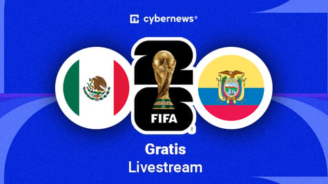 Mexiko vs. Ecuador, Flaggen rund, Livestream, blau