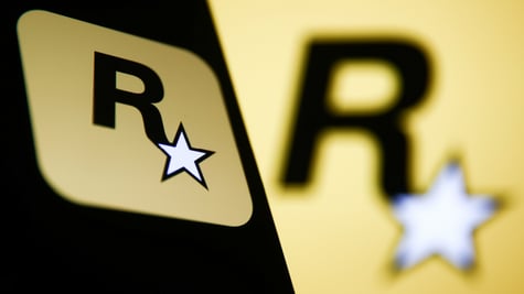 The Rockstar logo complete with stars.