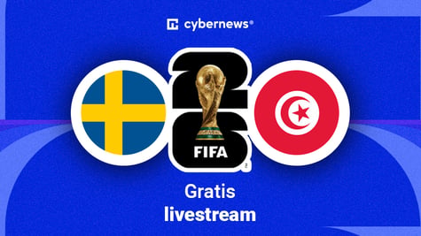Sverige vs Tunisia, flaggor, se utomlands
