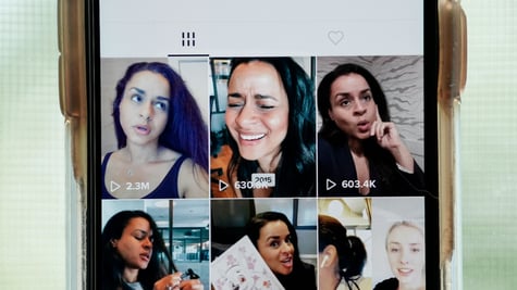 An influencer with viral trends.