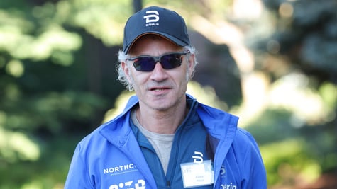 CEO of Palantir Technologies Alex Karp attends the Allen & Company Sun Valley Conference
