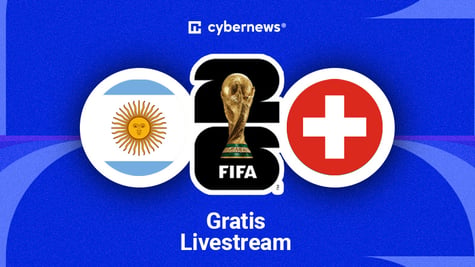 Argentinien gegen Schweiz, Flaggen, WM-Logo