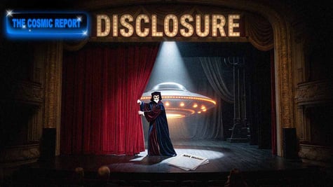 A theater performance of UFO disclosure.