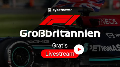 Formel 1 Großbritannien, Gratis-Livestream, schwarz-rot