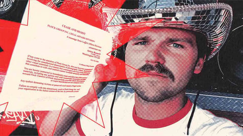 musician with cease and desist letter