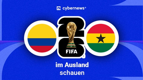 Kolumbien vs. Ghana, Gratis-Livestream im Ausland, blau
