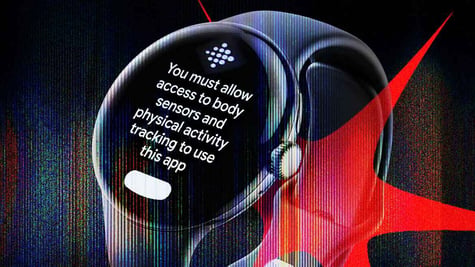 Google Health app notification on Pixel Watch