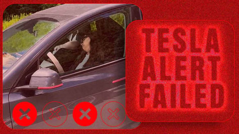 tesla attention system fail