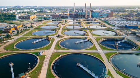 Wastewater treatment plant, Detroit