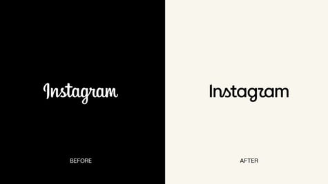 Instagram old - new wordmark