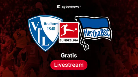 Bochum vs Hertha, Team-Logos, 2. Bundesliga Gratis-Livestream, rot