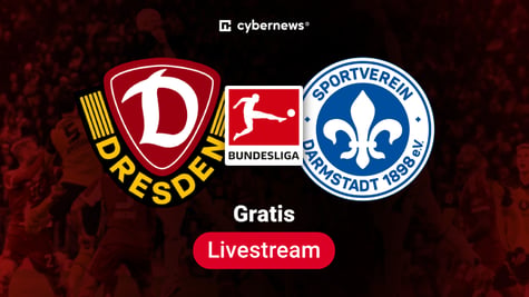 Dynamo vs Darmstadt, Team-Logos, 2. Bundesliga Gratis-Livestream, rot