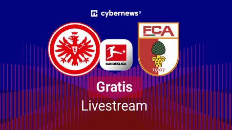 Eintracht Frankfurt vs. FC Augsburg, Team Logos, Bundesliga, Gratis-Livestream