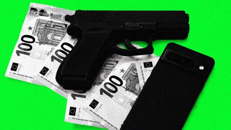 gun Euros Google Pixel phone