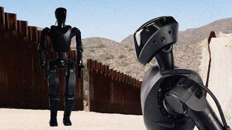 Humanoid robots at the US-Mexico border