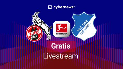 1. FC Koeln vs. Hoffenheim, Team Logos, Bundesliga, Gratis-Livestream