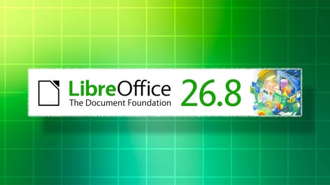 The logo of the latest version of free, open-source productivity suite LibreOffice 28.6
