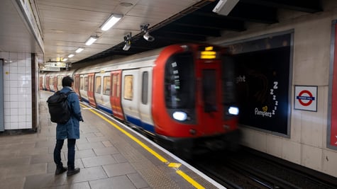 london underground train