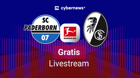 Paderborn vs. SC Freiburg, Team Logos, Bundesliga, Gratis-Livestream