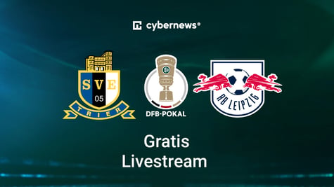 SVE vs. RB Leipzig, Logos, DFB-Pokal, Gratis-Livestream