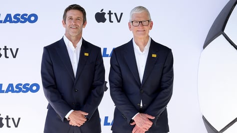 John Ternus and Tim Cook