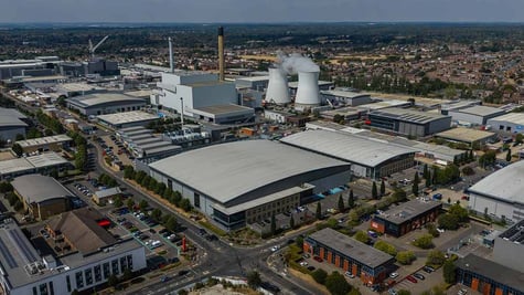 Data centre hub in Slough, one of the largest in Europe