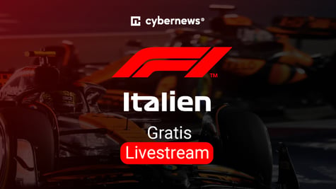 F1 Monza Italien, Gran Prix, Logo, Gratis-Livestream, rot