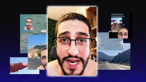 An image showing a complication of videos from TikTok content creator @guessnotlost