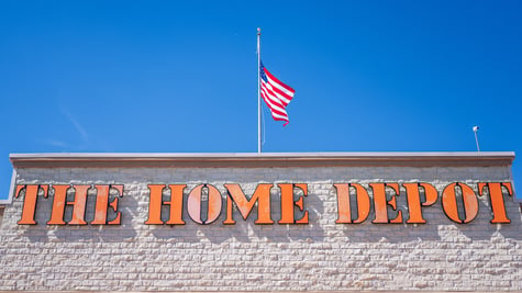 home depot american flag
