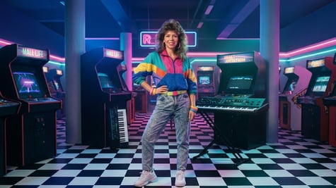lapienyte 80s style website