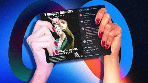 A flyer of Virginia Woolf's stage adaptation at Teatre Raval