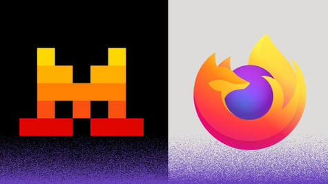 The logos of Mistral AI and Mozilla Corporation