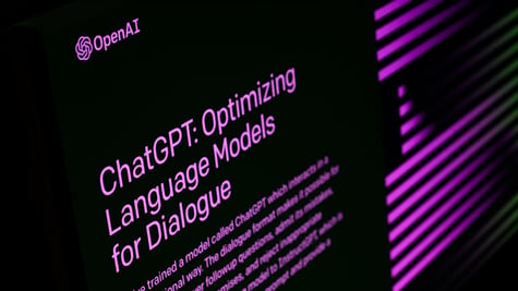 A general view of The Chat GPT website