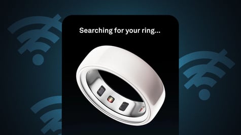Disconnected Oura smart ring
