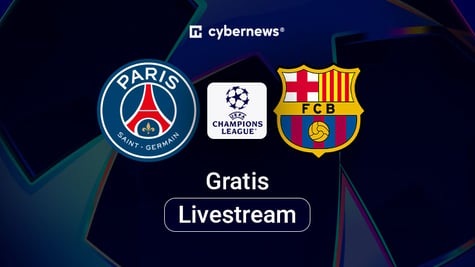 Paris Saint Germain vs FC Barcelona, Team Logos, Champions League, Gratis-Livestream