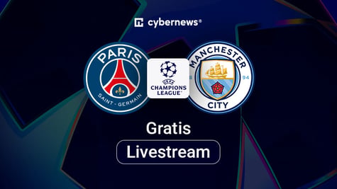 Paris Saint Germain vs Manchester City, Team Logos, Champions League, Gratis-Livestream