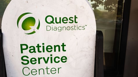 Quest Diagnostics patient sign 