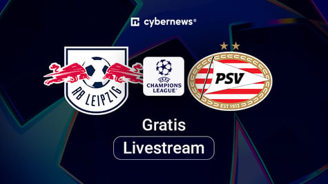 RB Leipzig vs PSV Eindhoven, Team Logos, Champions League, Gratis-Livestream