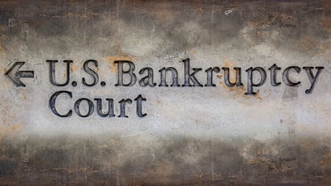 US Bankruptcy Court wording on greystone background