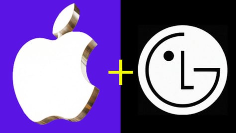 Apple and LG logo