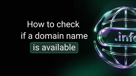 check if a domain name is available