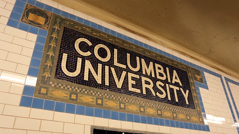 Columbia university metro station