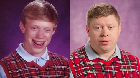The star of the Bad Luck Brian meme revived in the Firefox latest campaing
