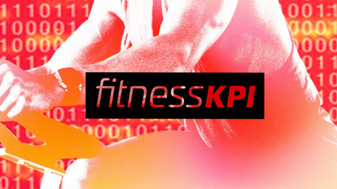 FitnessKPI logo with hacking activities in the background.