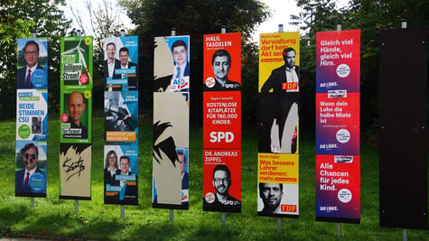 Political campaigning in Germany. Photo by aquatarkus/Shutterstock