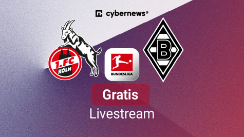 Vereinslogos des 1. FC Köln und von Borussia Mönchengladbach zum Rheinderby