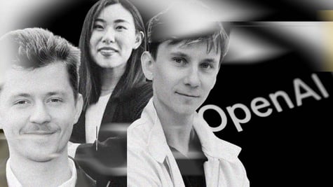 OpenAI researchers Mikita Balesni, Jasmine Wang, and Tomek Korbak. By Cybernews.