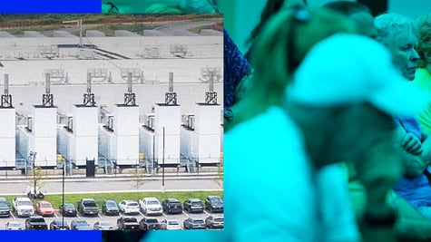 A data center and residents of Hazle Township