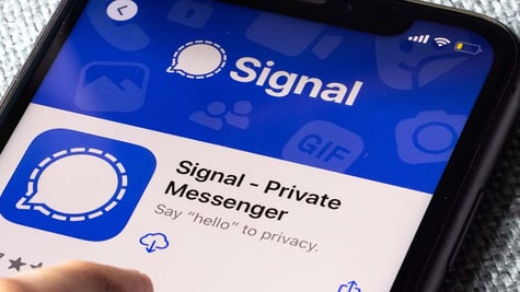 A bug on Signal has been found and fixed. By Cybernews / Shutterstock.